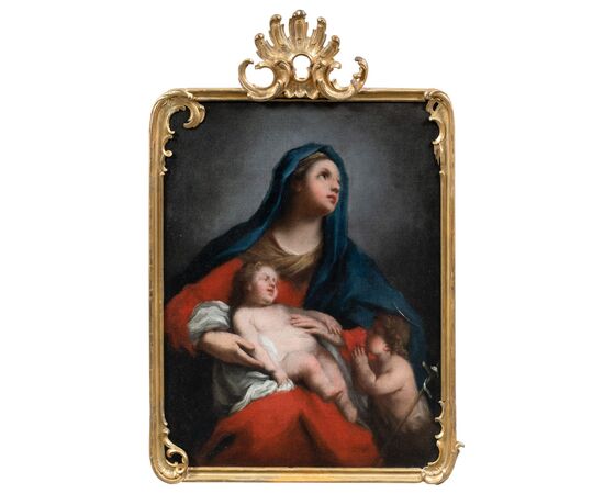 Jacopo Amigoni (Venezia 1682 - Madrid 1752) - Madonna con Bambino. Jacopo Amigoni (Venezia 1682 - Madrid 1752) - Madonna con Bambino.