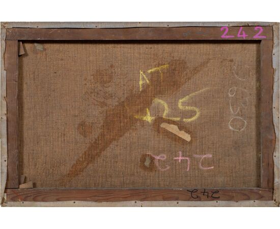 British painter (late 19th century) - Landscape with a Herd of Highlanders by the lake. British painter (late 19th century) - Landscape with a Herd of Highlanders by the lake.