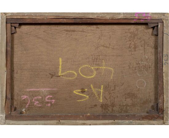 William Vivian Tippett (British, 1833 - 1910) - Landscape with cows at the lake.