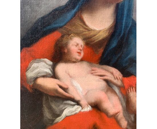Jacopo Amigoni (Venezia 1682 - Madrid 1752) - Madonna con Bambino. Jacopo Amigoni (Venezia 1682 - Madrid 1752) - Madonna con Bambino.