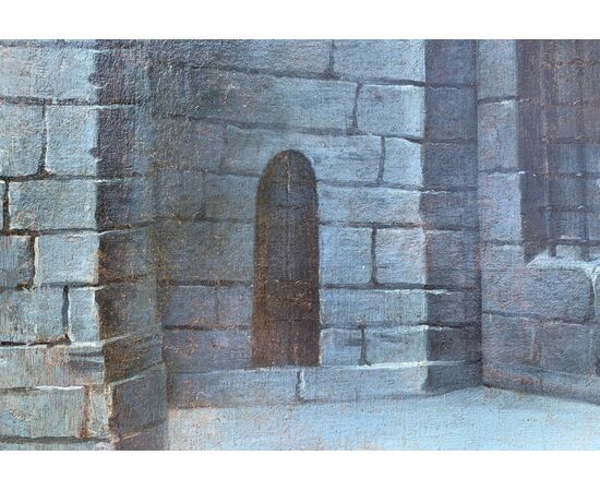 Pittore francese (XVIII sec.) - Giuseppe in prigione. Pittore francese (XVIII sec.) - Giuseppe in prigione.