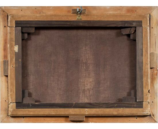 Pittore veneziano (inizi XX sec.) - Carnevale a Venezia in Piazza S. Marco.