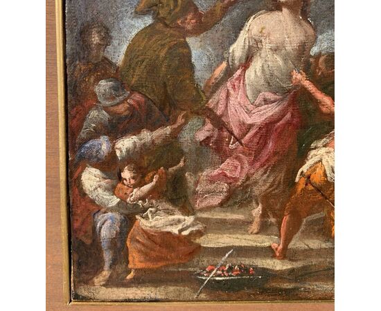 Maestro napoletano (XVII-XVIII sec.) - Bozzetto per martirio di Sant'Agata.