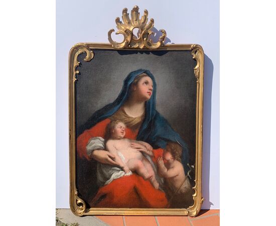 Jacopo Amigoni (Venezia 1682 - Madrid 1752) - Madonna con Bambino. Jacopo Amigoni (Venezia 1682 - Madrid 1752) - Madonna con Bambino.
