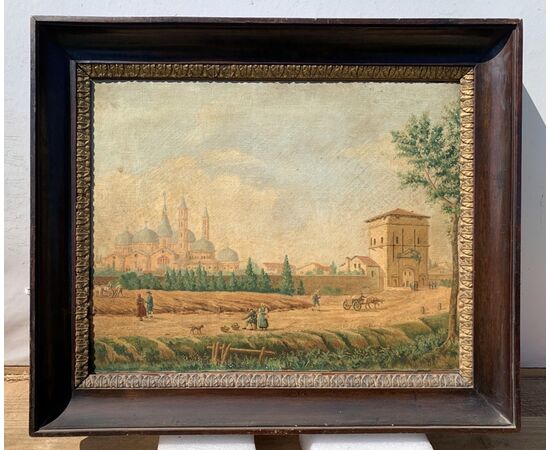 Pittore veneto (XIX sec.) - Padova, Porta Liviana. Pittore veneto (XIX sec.) - Padova, Porta Liviana.