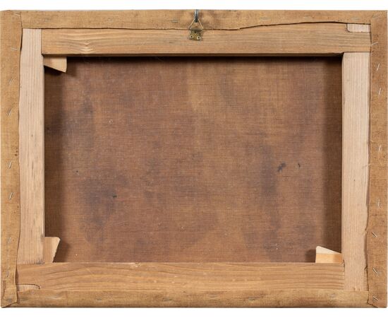 Seguace di Ippolito Caffi (Belluno 1809 - Lissa 1866) - Roma, veduta del Tevere verso Castel Sant’Angelo. Seguace di Ippolito Caffi (Belluno 1809 - Lissa 1866) - Roma, veduta del Tevere verso Castel Sant’Angelo.