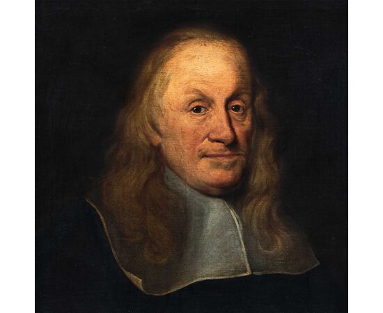 Circle of Nicolaes Maes (Dordrecht 1634 - Amsterdam 1693) - Portrait of a gentleman.
