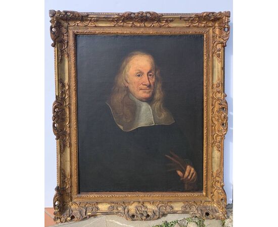 Circle of Nicolaes Maes (Dordrecht 1634 - Amsterdam 1693) - Portrait of a gentleman.