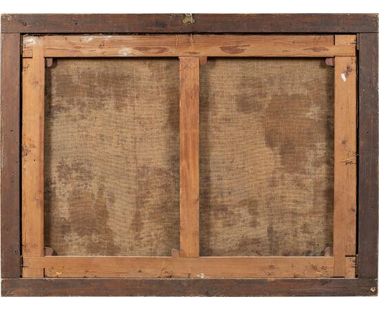 Francesco Battaglioli (Modena circa 1710 - Venice post 1796) - Architectural capriccio with figures. Francesco Battaglioli (Modena circa 1710 - Venice post 1796) - Architectural capriccio with figures.