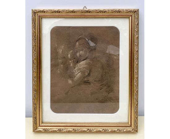 Giuseppe Bernardino Bison (Palmanova 1762 - Milano 1844) - Sacra Famiglia. Giuseppe Bernardino Bison (Palmanova 1762 - Milano 1844) - Sacra Famiglia.