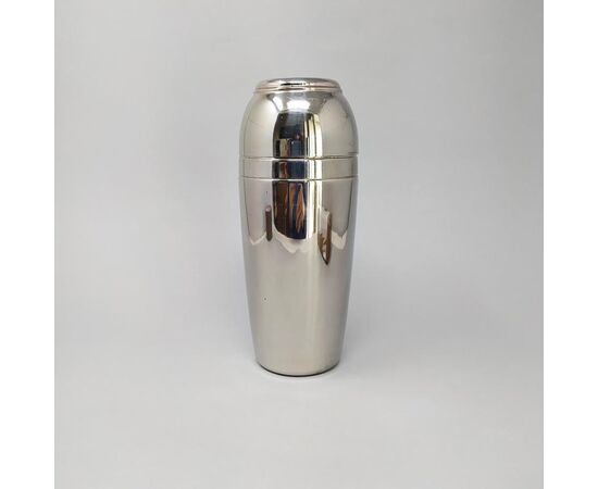 1960s Astonishing Space Age MEPRA Cocktail Shaker in Stainless Steel. Made in Italy