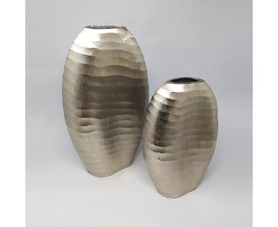 1970s Stunning Pair of Vases in Ceramic. Made in Italy