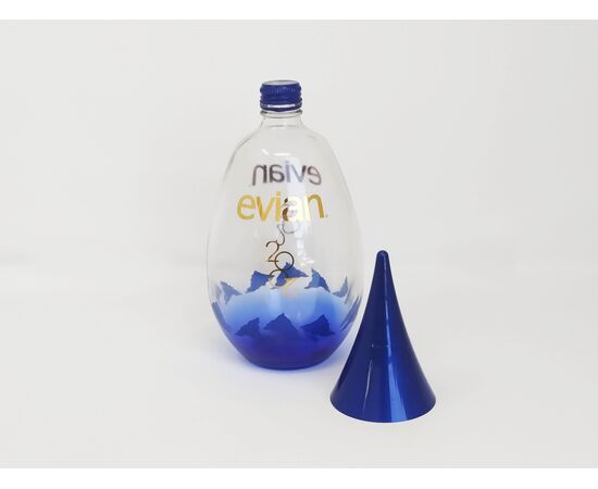 Evian Empty Big Teardrop Water bottle Limited Edition