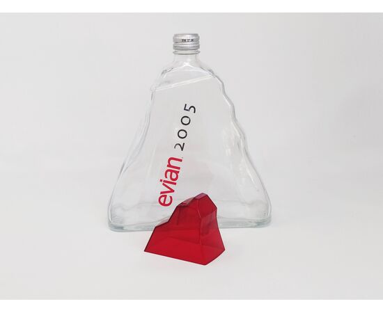 Evian Empty Big Water bottle Limited Edition designed by Paul Smith