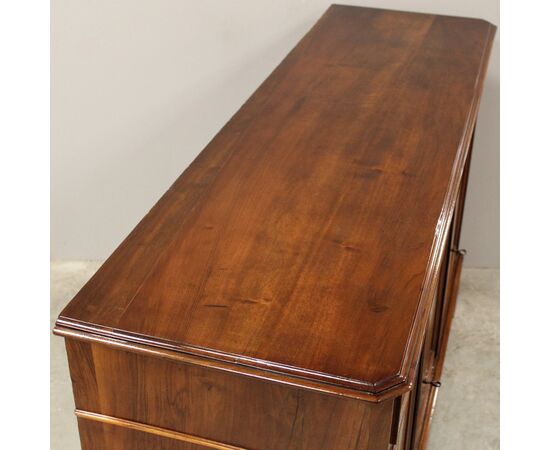 Antica credenza 3 ante Luigi Filippo in noce - epoca '800