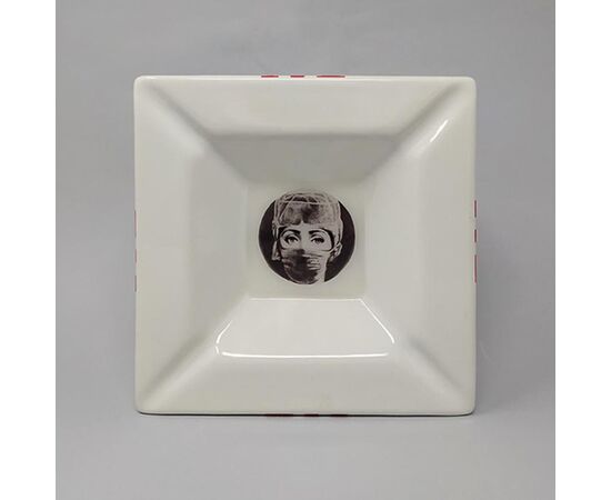 1970s Rare Fornasetti Porcelain Ashtray/Empty Pocket designed by Piero Fornasetti for Winston