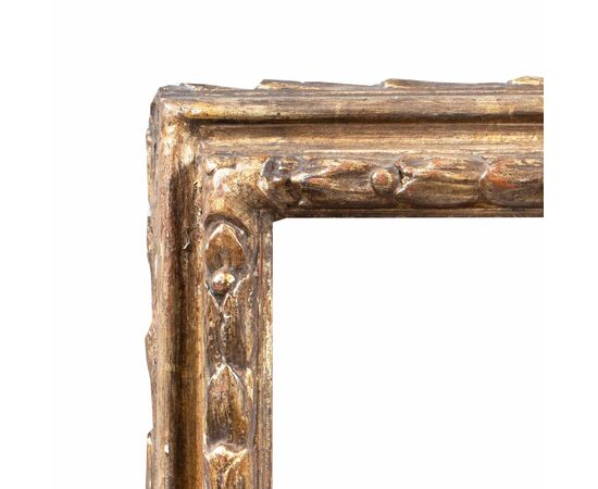 Baroque frame in carved and gilded wood. Lombardy, 17th century.