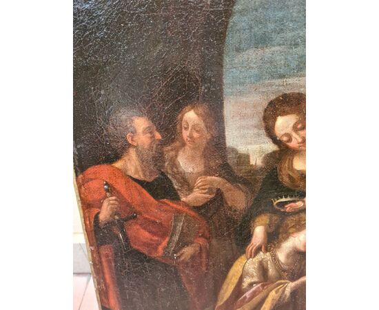 l’Incoronazione di Santa Caterina d’Alessandria con San Paolo, Santa Maddalena e San Giovannino.