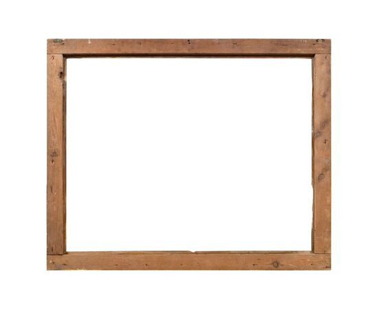 Neoclassical frame in carved and gilded wood. Tuscany, early 19th century.