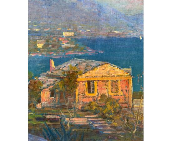 Carlo Costantino Tagliabue (Bresso 1880 - Milan 1960) - The Gulf of Rapallo.
