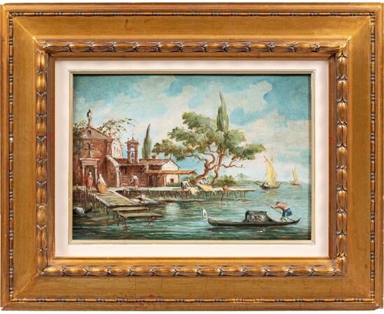 Lucia Ponga degli Ancillo (Venice 1887 - 1966) - Venetian Capriccio.