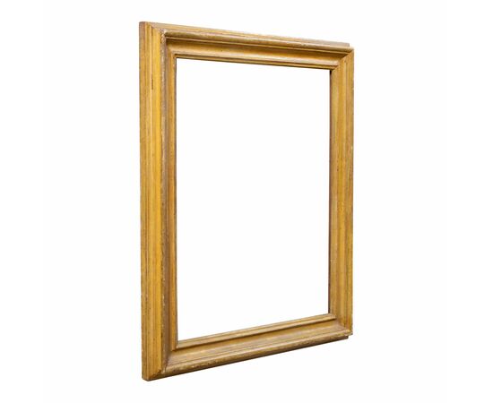 Baroque frame in carved and gilded wood. Tuscany, 17th century.