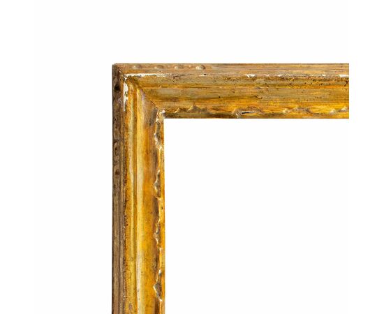 French-style frame in carved and gilded wood. Venice, 18th century.