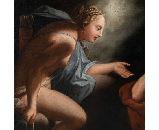 Antonio Bellucci (Venice 1654 - Soligo 1726) - Diana and Endymion.