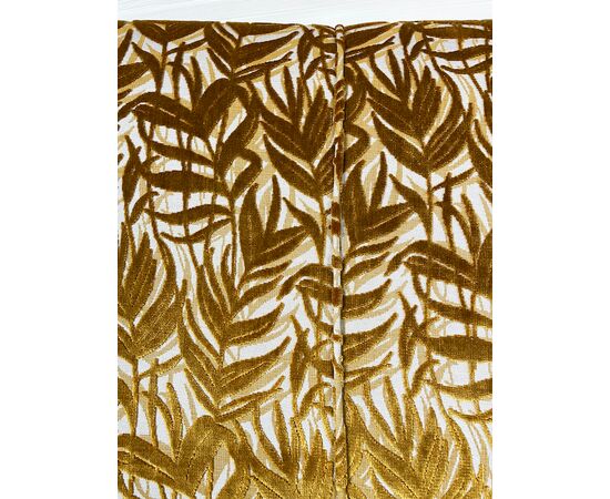 Divano foliage ocra - Vintage 1970