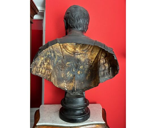 Busto di bronzo del Imperatore "OTTAVIANO"