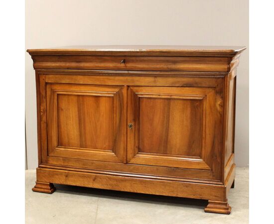 Antique Louis Philippe Capuchin Credenza in Walnut - 19th Century