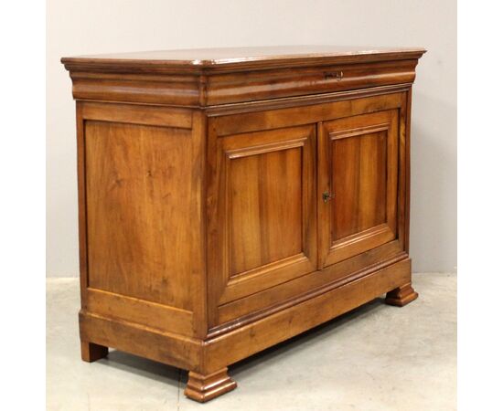 Antique Louis Philippe Capuchin Credenza in Walnut - 19th Century