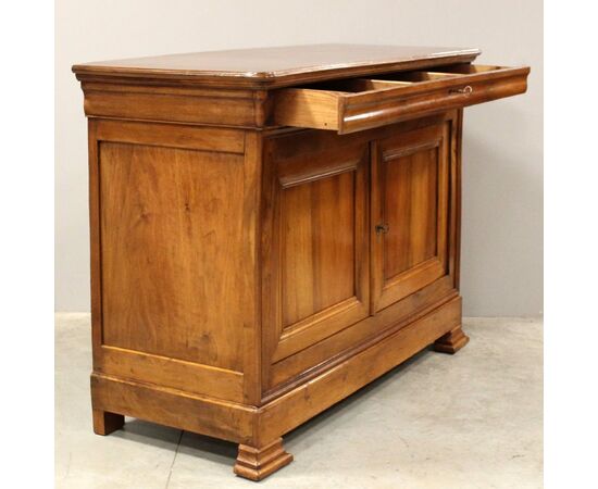 Antique Louis Philippe Capuchin Credenza in Walnut - 19th Century