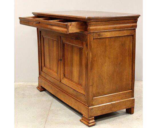 Antique Louis Philippe Capuchin Credenza in Walnut - 19th Century
