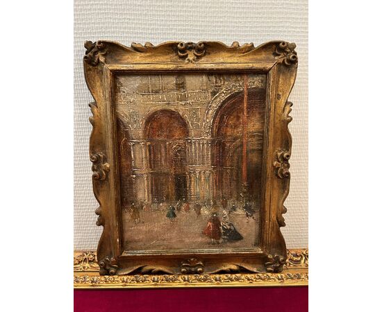 Expressionist painting "CARNIVAL IN VENICE"