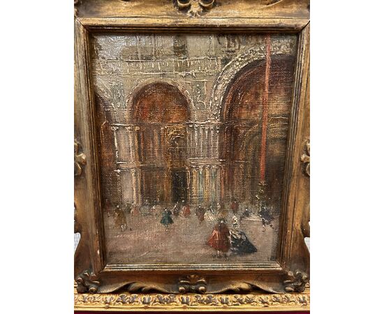 Expressionist painting "CARNIVAL IN VENICE"