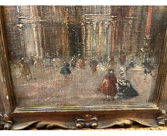 Expressionist painting "CARNIVAL IN VENICE"