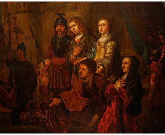 Gerbrand van den Eeckhout, (1621 – ivi, 1674), La continenza di Scipione