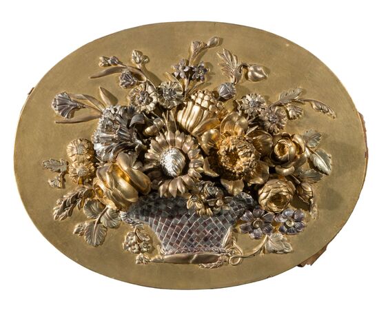 Four carved, sculpted and gilded wooden panels, Piedmont, early 19th century