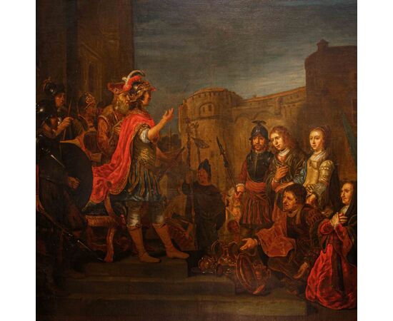 Gerbrand van den Eeckhout, (1621 – ivi, 1674), La continenza di Scipione