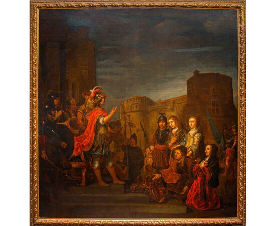 Gerbrand van den Eeckhout, (1621 – ivi, 1674), La continenza di Scipione