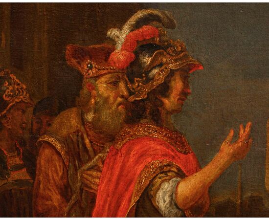 Gerbrand van den Eeckhout, (1621 – ivi, 1674), La continenza di Scipione