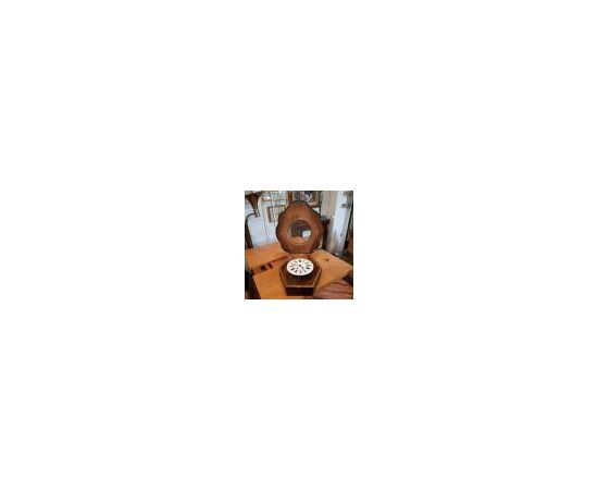 Wooden clock cm. 62 x 50