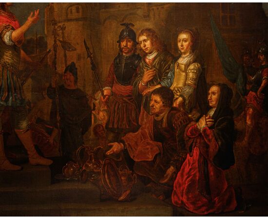 Gerbrand van den Eeckhout, (1621 – ivi, 1674), La continenza di Scipione