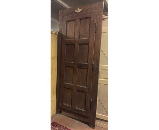 STIP225 - N. 4 walnut convent wall jambs, complete with frame, 18th century, different sizes