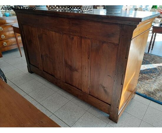 Blonde Walnut Credenza