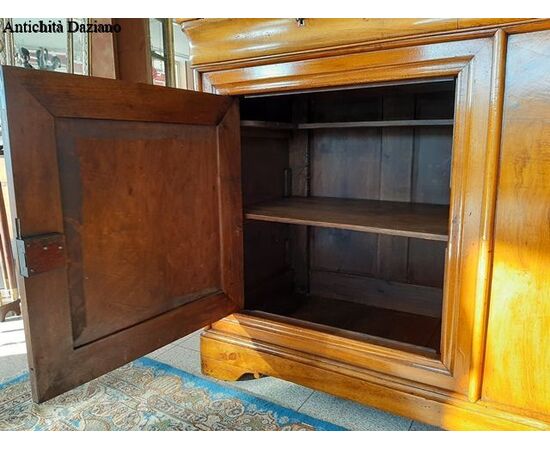 Blonde Walnut Credenza