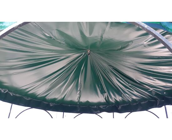 Gazebo in ferro pieno con copertura