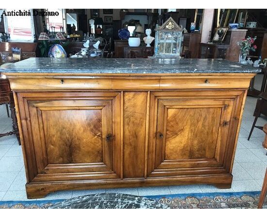Blonde Walnut Credenza