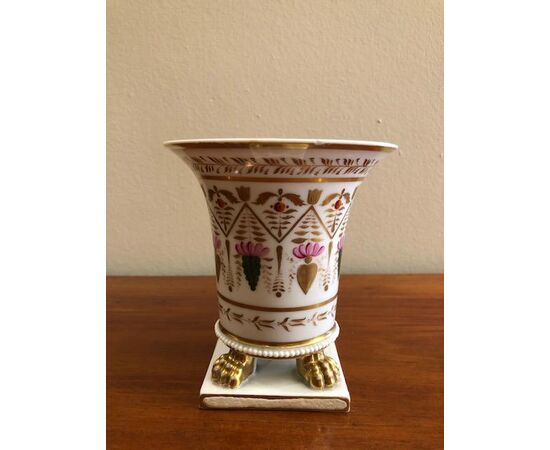 Old Paris porcelain vase